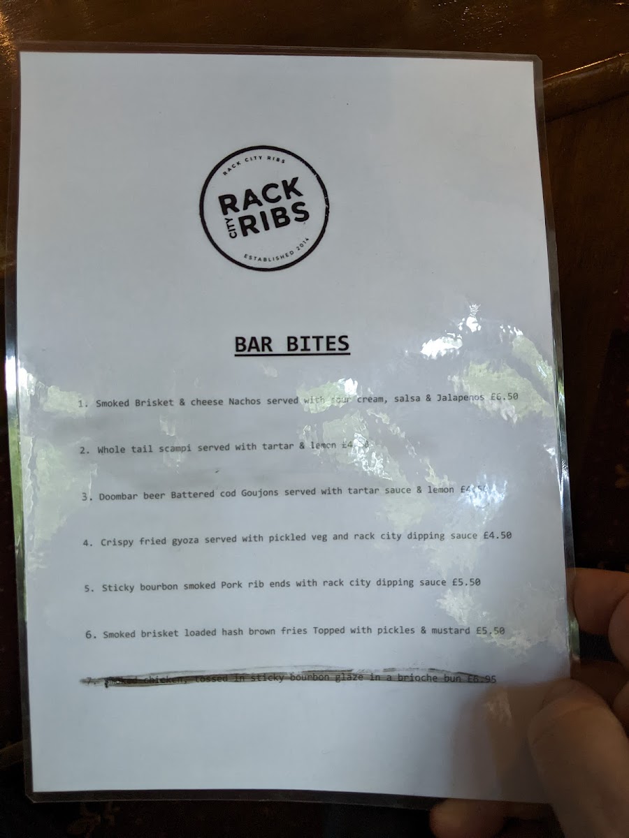 The Grosvenor pub Menu - Image 4